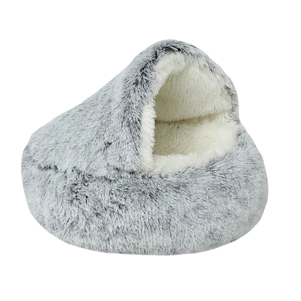 CozyPaws Winter Plush Nest